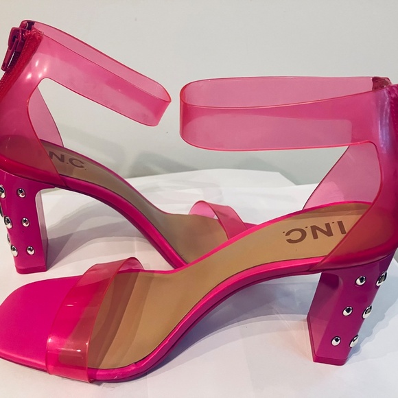 I.N.C Pink heel shoe - Picture 3 of 4